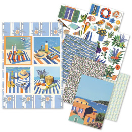 Rice Paper A5 MIXED 8/Pkg Riviera Dream
