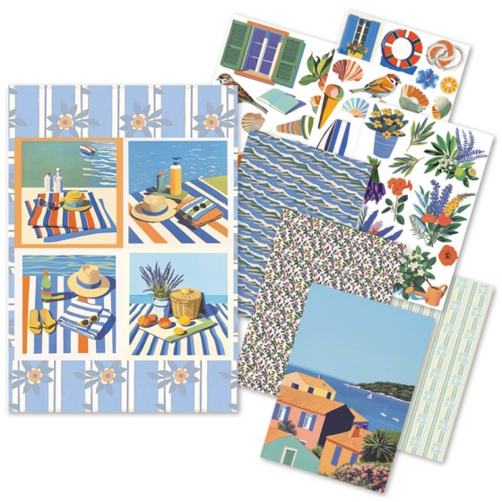 Rice Paper A5 MIXED 8/Pkg Riviera Dream