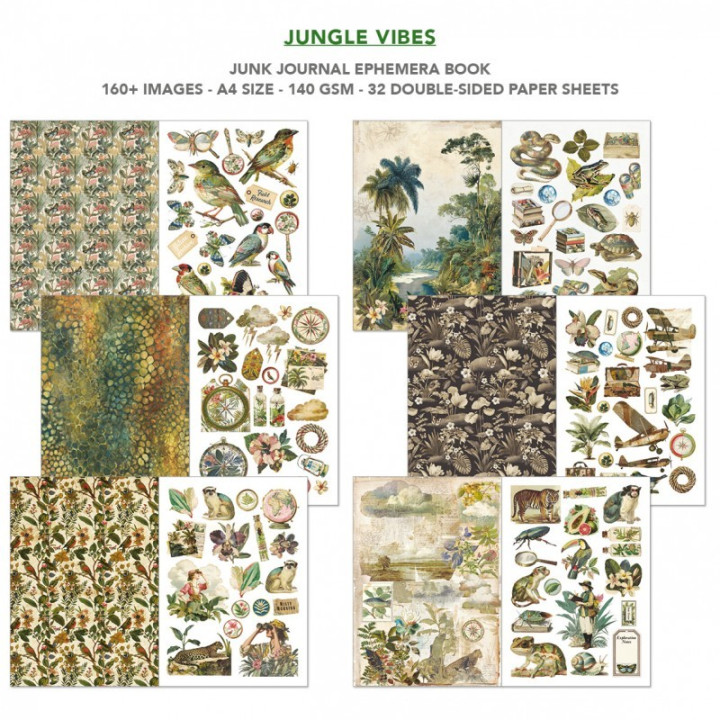 Ephemera Book Jungle Vibes A4