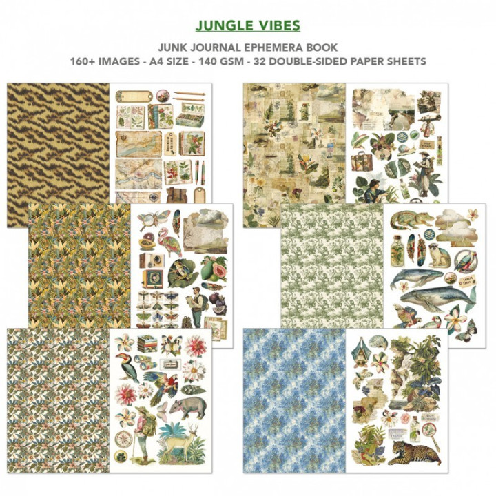 Ephemera Book Jungle Vibes A4