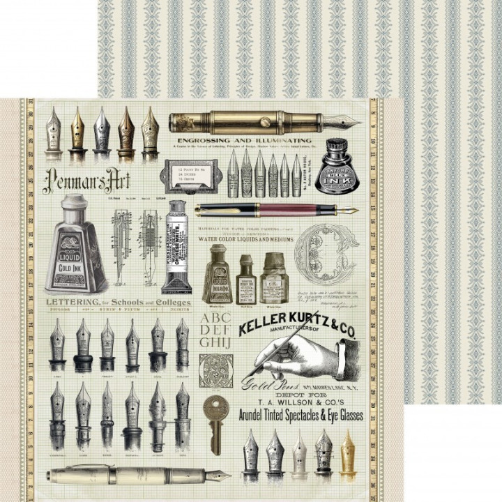 Typographic Paper Pad 12x12"