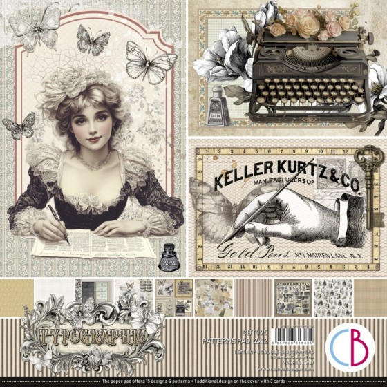 Typographic Pad 8x8"