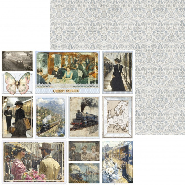 Eastern Journey Patterns Pad 12x12"