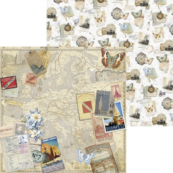 Eastern Journey Patterns Pad 12x12"