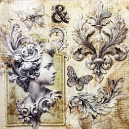 copy of Vellum Reing of grace Paper Patterns A4 6/Pkg