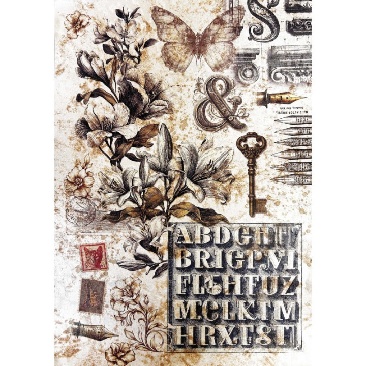 copy of Vellum Reing of grace Paper Patterns A4 6/Pkg