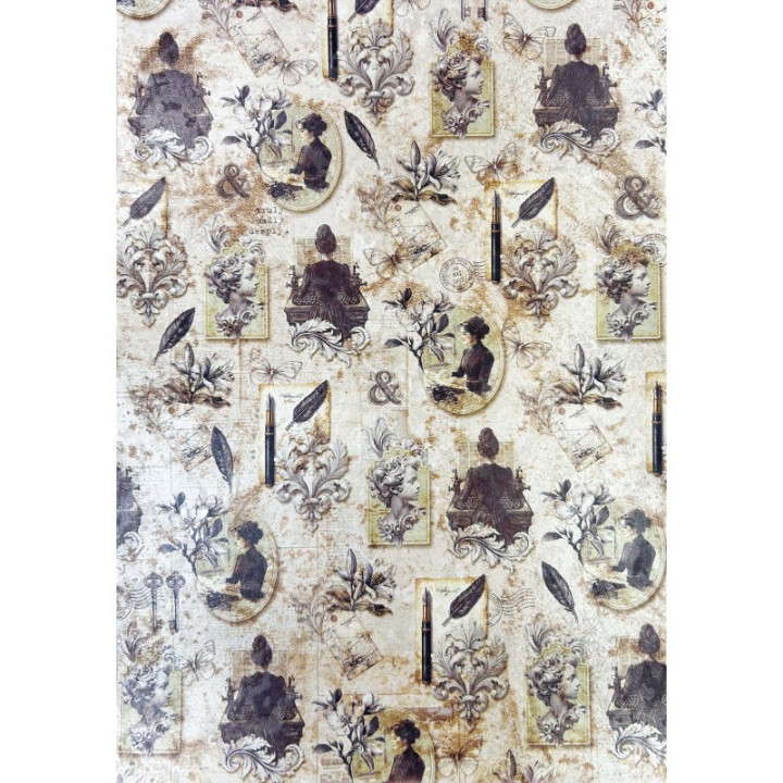copy of Vellum Reing of grace Paper Patterns A4 6/Pkg