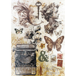 copy of Vellum Reing of grace Paper Patterns A4 6/Pkg