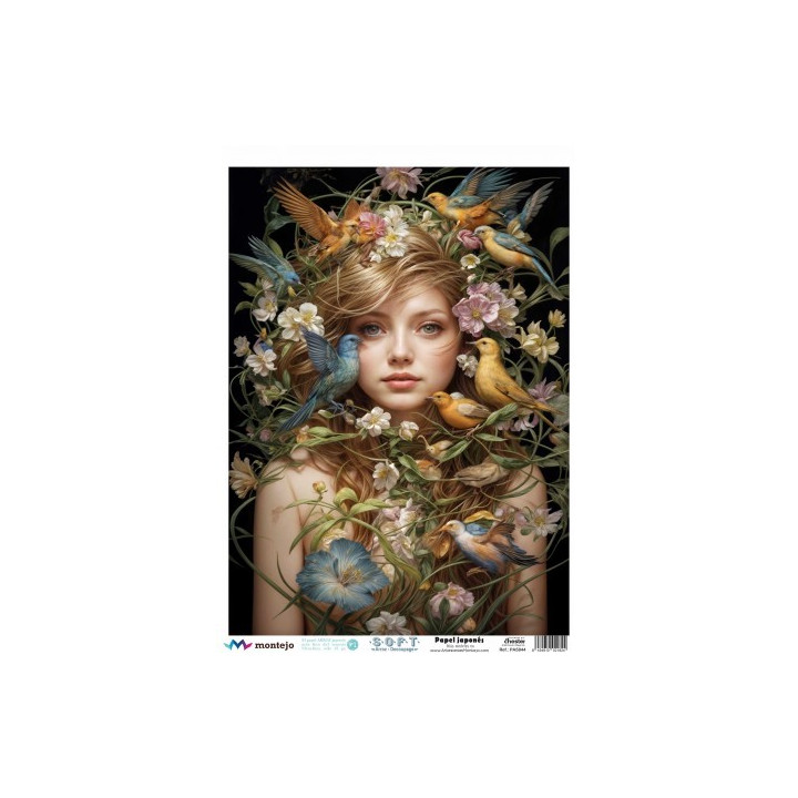 Papel De Arroz Soft A3 30x41cm SPA5620