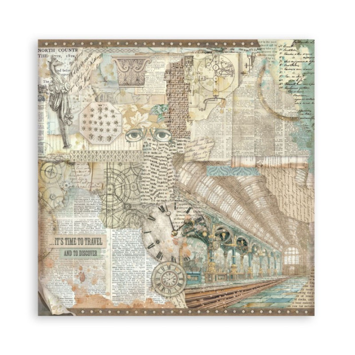 copy of Colección Scrap Stamperia 20.3x20.3 Brocante Antiques Una cara