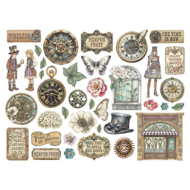 Die Cuts surtidos -Stamperia Gardens of Time