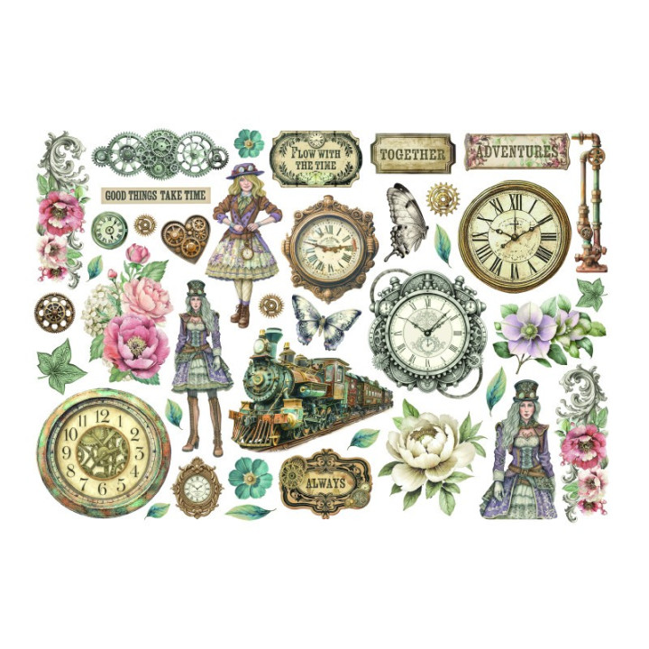 Ephemera Stamperia Gardens of Time