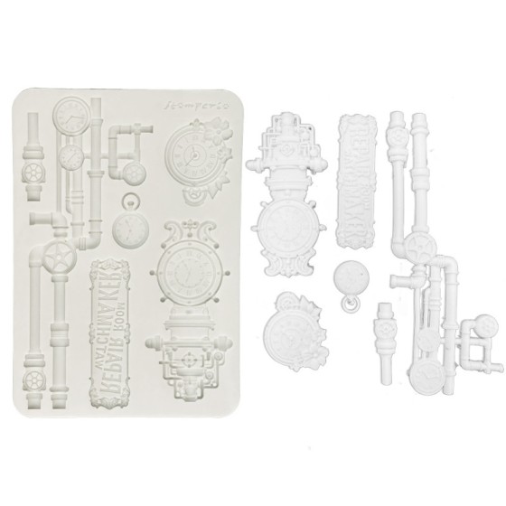 copy of Stamperia Silicone mold A5 esquinas florareles