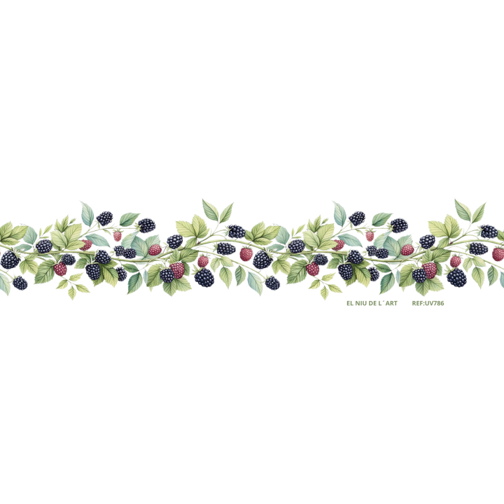 Transfer Cenefa Uvas