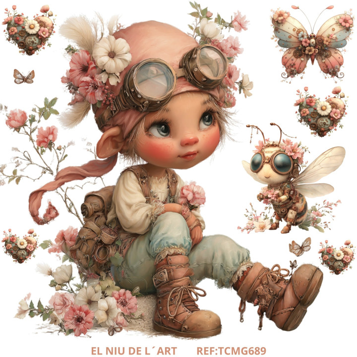 Transfer DTF Nena Steampunk