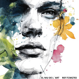Transfer DTF Hombre colores
