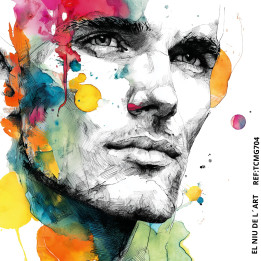 Transfer DTF Hombre colores