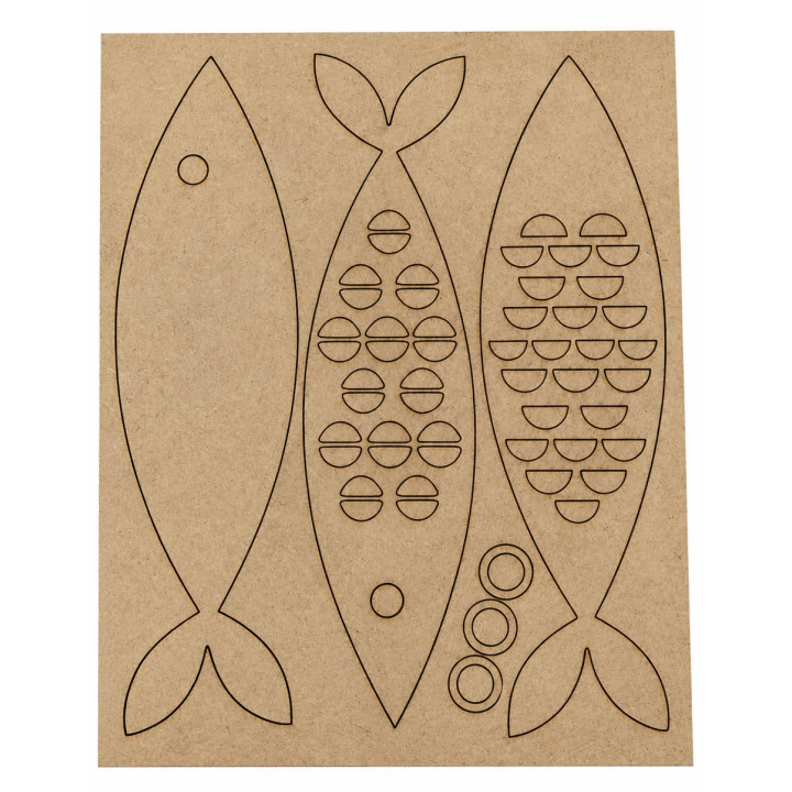Tres Siluetas Peces