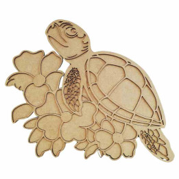 Tortuga con Flores