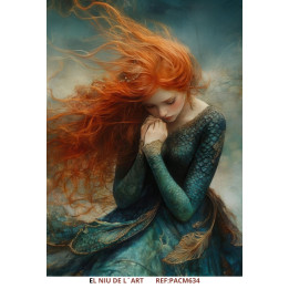 Papel de Sirena  Pelirroja