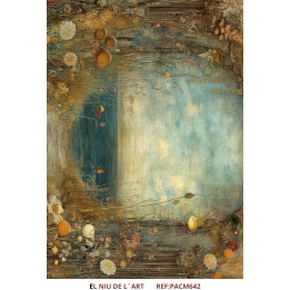 Papel de arroz Marina