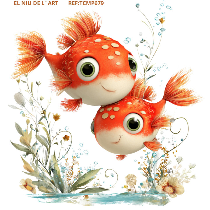 Transfer  Peces Infantiles DTF