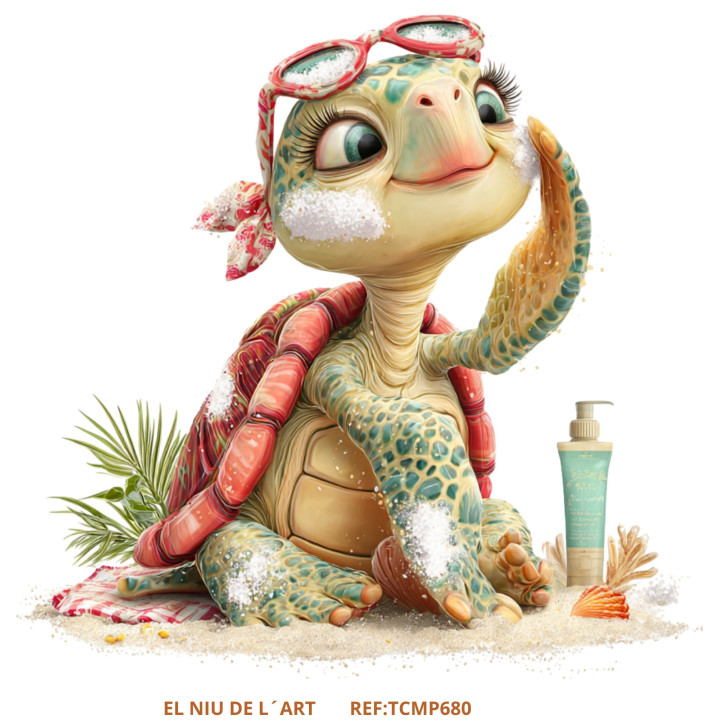 Transfer  Tortuga  Infantil DTF P680