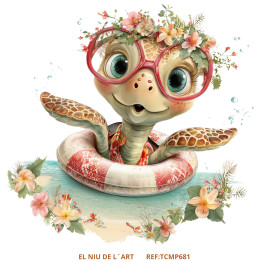 Transfer  Tortuga  Infantil DTF