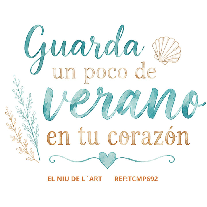 Transfer Frases de Mar DTF