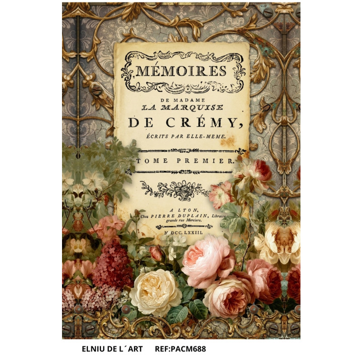 Papel de Arroz  Memorias Florales