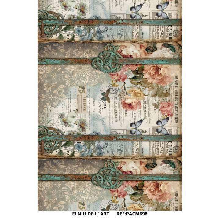 Papel de Arroz  Memorias Florales