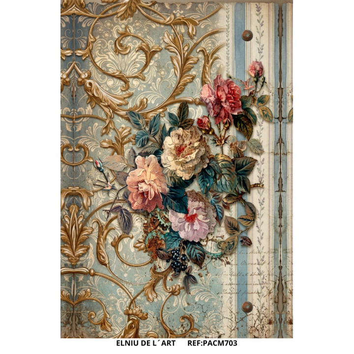 Papel de Arroz  Memorias Florales