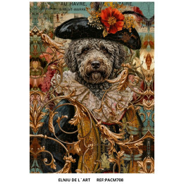 Papel de Arroz  Perro Bohemio