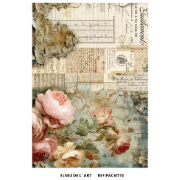 Papel de Arroz  Memorias Florales