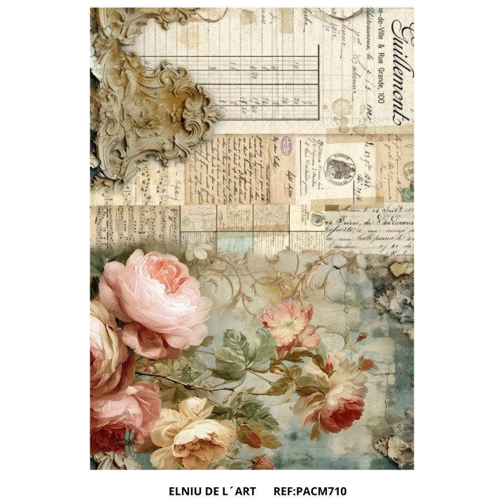 Paper d’arròs  Memòries Florals