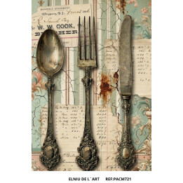 Papel de Arroz  Vintage Market Flowers