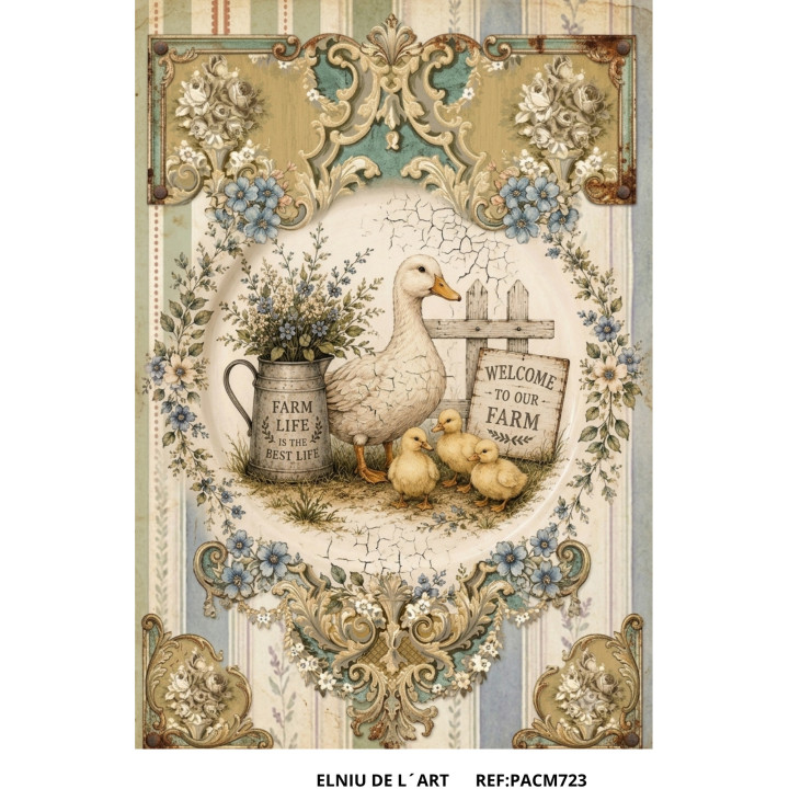 Paper d’arròs  Memòries Florals