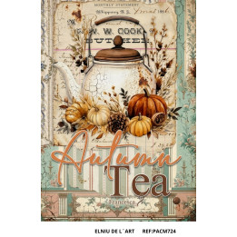 Papel de Arroz  Vintage Market Flowers