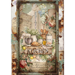 Arrozetako papera Vintage kitchen-730