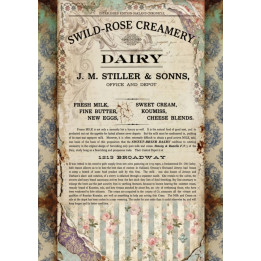 Papel de Arroz  Vintage Texto