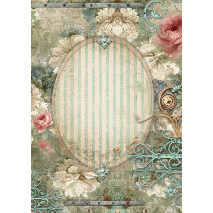 Papel de Arroz  Vintage kitchen-730