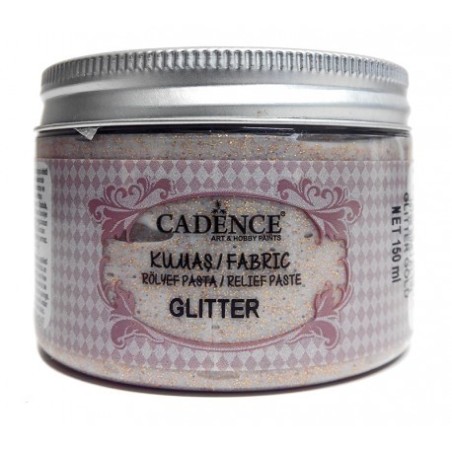 Pasta de Relieve Textil GLITTER Cobre