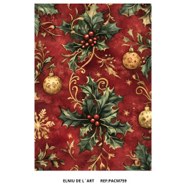 Papel de Arroz  Natal