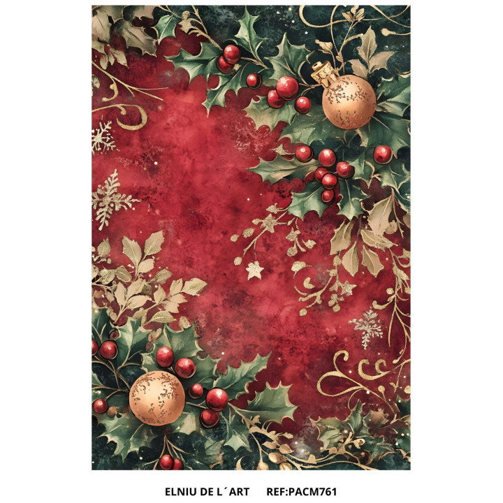 Papel de Arroz  Navidad