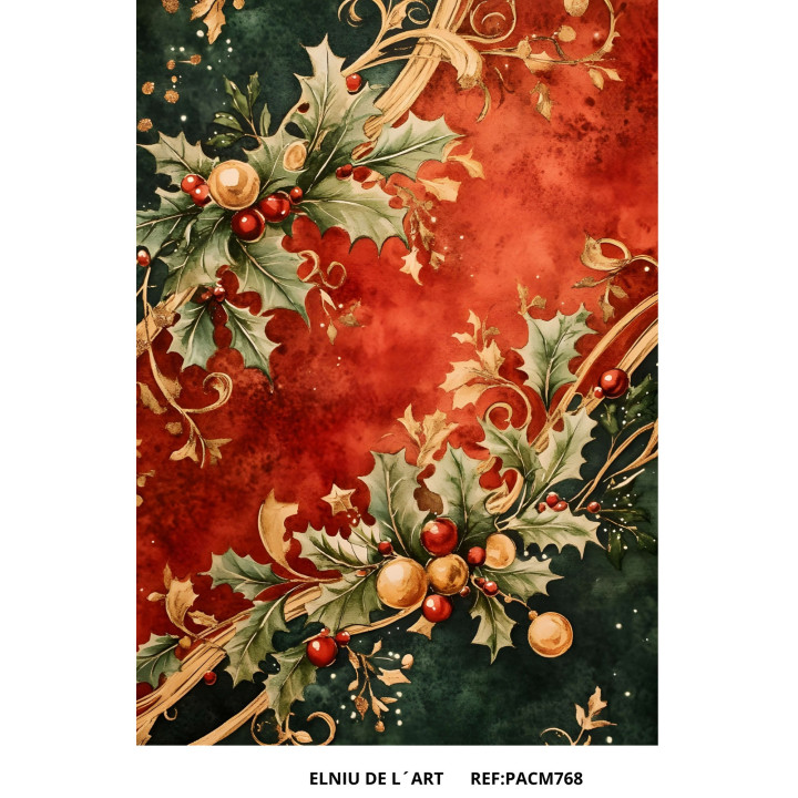 Papel de Arroz  Natal