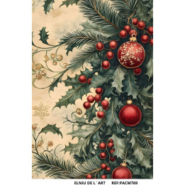 Papel de Arroz  Natal