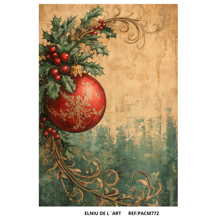 Papel de Arroz  Natal