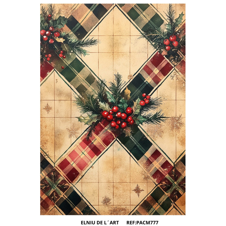 Papel de Arroz  Natal