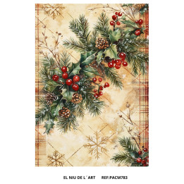 Papel de Arroz  Natal
