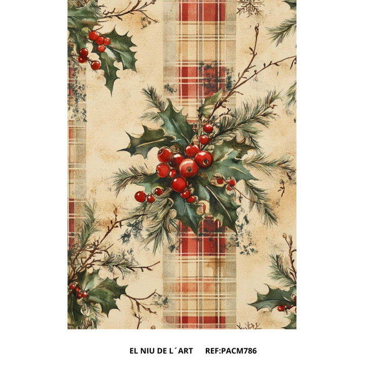Papel de Arroz  Natal